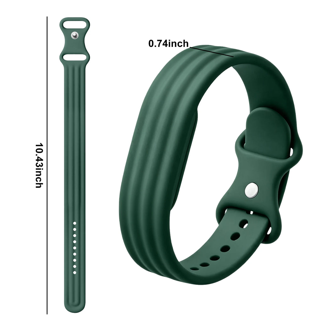 Silikonarmband für die Google Fitbit Air Uhr in Grün