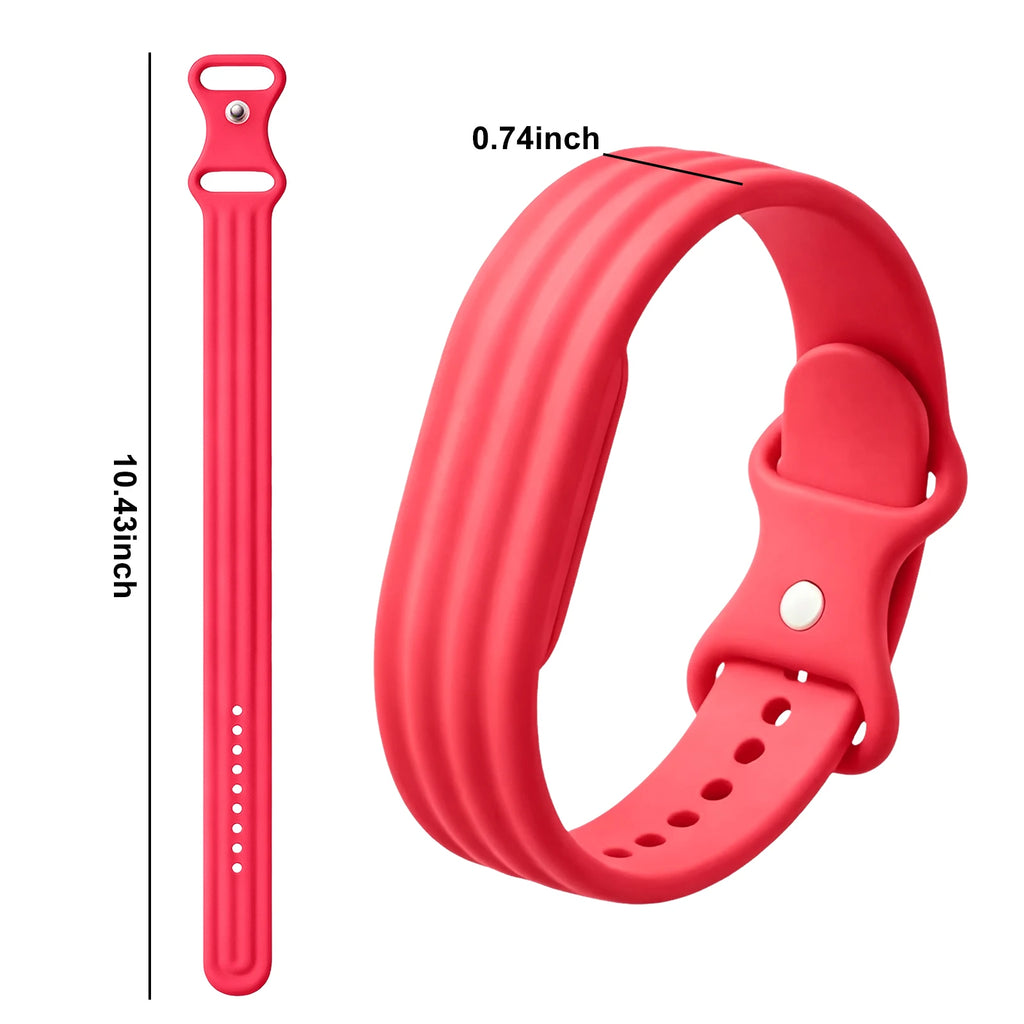 Silikonarmband für die Google Fitbit Air Uhr in Fuchsia