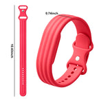 Silikonarmband für die Google Fitbit Air Uhr in Fuchsia
