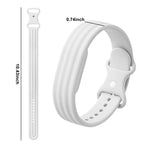 Silikonarmband für die Google Fitbit Air Uhr in Weiß