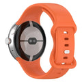 Silikonarmband Smartwatch Google Pixel Watch 1 & 2 orange