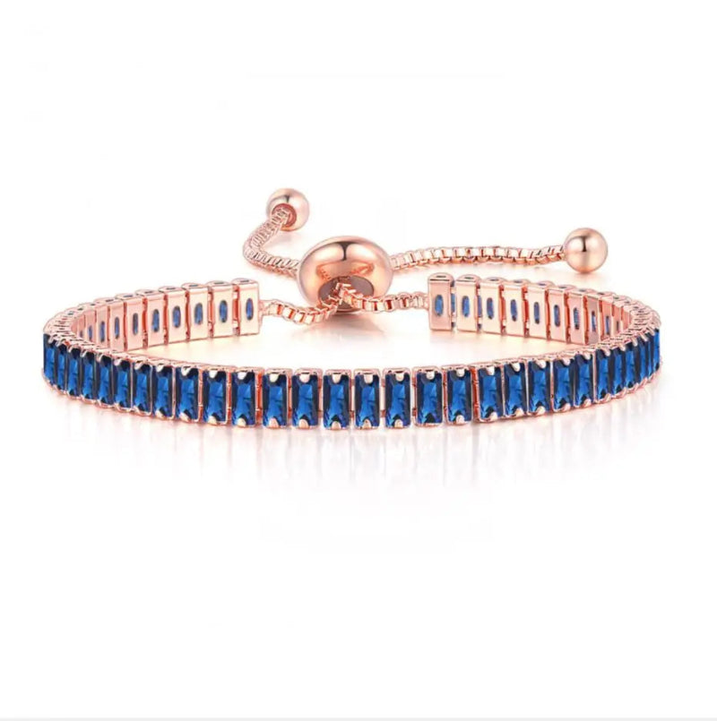 Armband aus farbigem Zirkon, Geburtsstein
