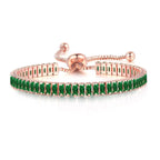 Armband aus farbigem Zirkon, Geburtsstein