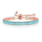 Armband aus farbigem Zirkon, Geburtsstein