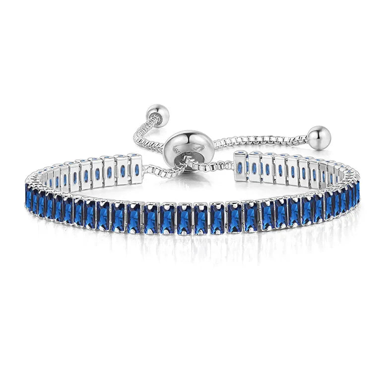 Armband aus farbigem Zirkon, Geburtsstein