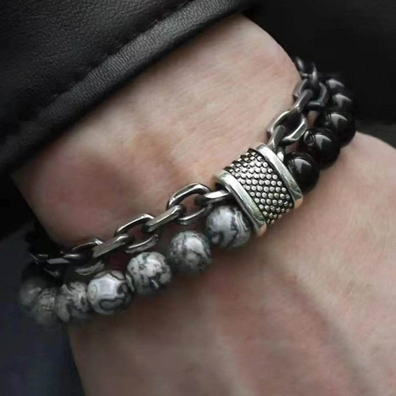 Ethnisches Punk-Stil Herrenarmband