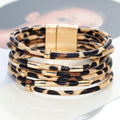 Ethnisches mehrreihiges Leopardenarmband 2