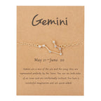 Armband Damen Sternzeichen 12 Sternbilder Zwillinge