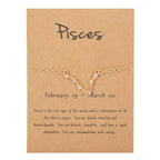 Armband Damen Sternzeichen 12 Sternbilder Fische