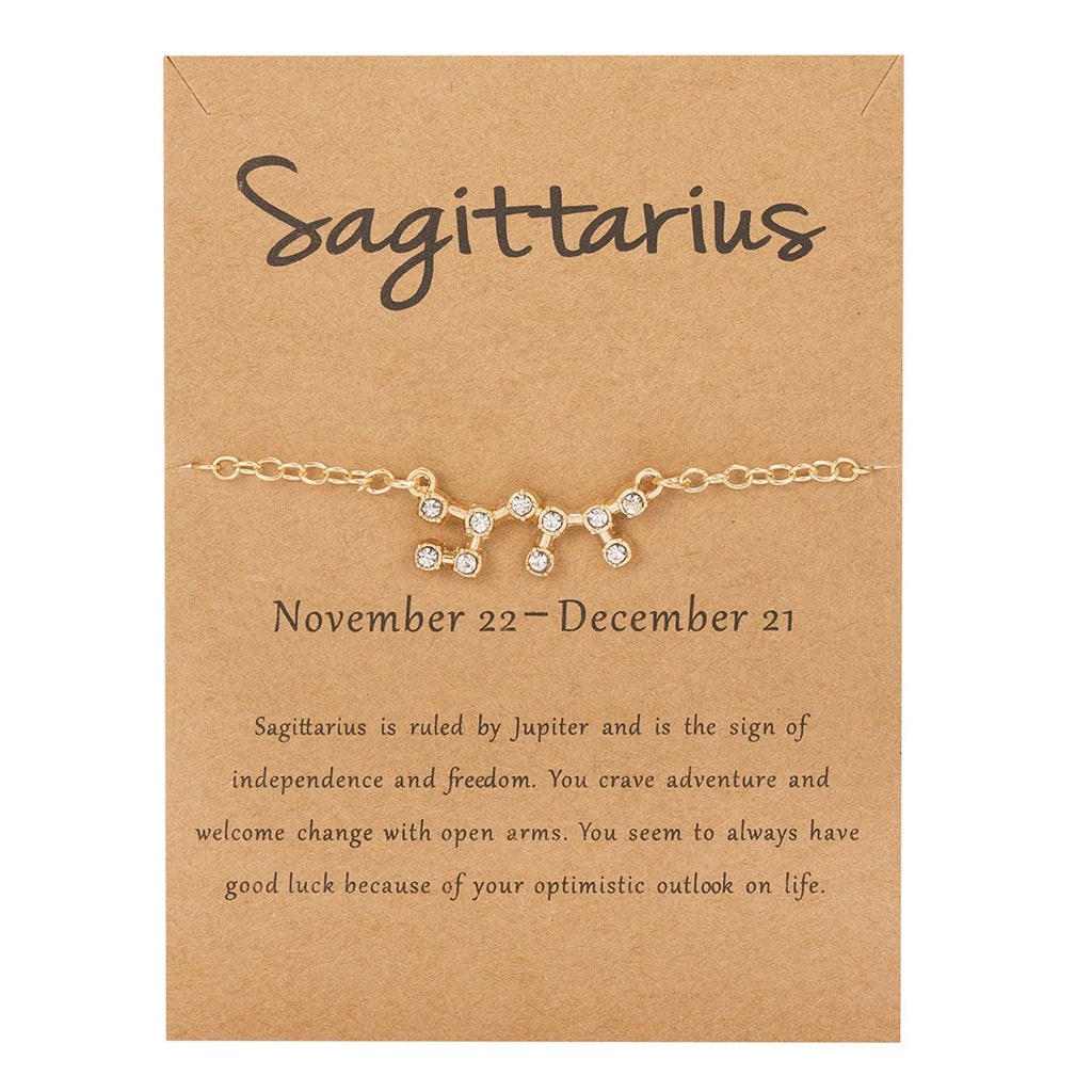 Armband Damen Sternzeichen 12 Sternbilder Schütze