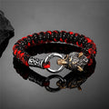 Fenrir Survival Armband - Paracord-Armband Wikinger Wolf