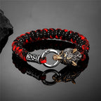 Fenrir Survival Armband - Paracord-Armband Wikinger Wolf
