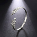 Armband Lorbeerblatt Silber