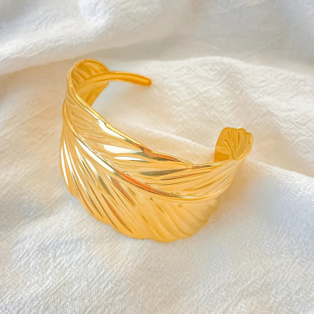 Armband Herbstliches Lorbeerblatt