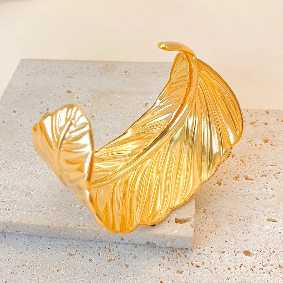 Armband Herbstliches Lorbeerblatt