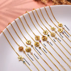 Blumenarmband mit Zirkon Geburtstein