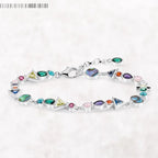 Armband mit farbigen Edelsteinen - Exception®