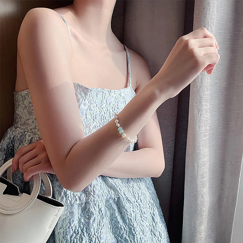 Armband für Damen aus natürlichen Perlen