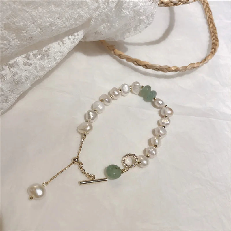 Armband für Damen aus natürlichen Perlen