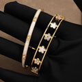 Feines Blumenarmband mit 5 Blütenblättern a
