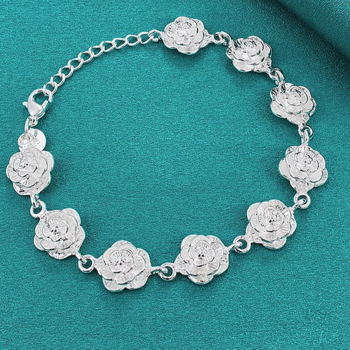 Armband mit Rosenblüten-Motiv