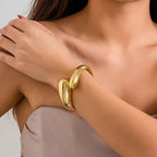 Armband Gourmette Wassertropfen Gold