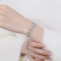 Wassertropfen- und Zirkonia-Armband