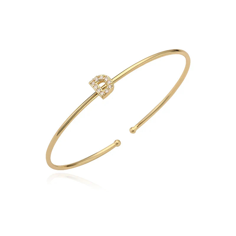 Minimalistisches Initialen-Armband d