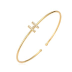 Minimalistisches Initialen-Armband h
