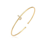 Minimalistisches Initialen-Armband j