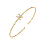 Minimalistisches Initialen-Armband n