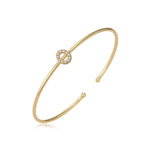 Minimalistisches Initialen-Armband o