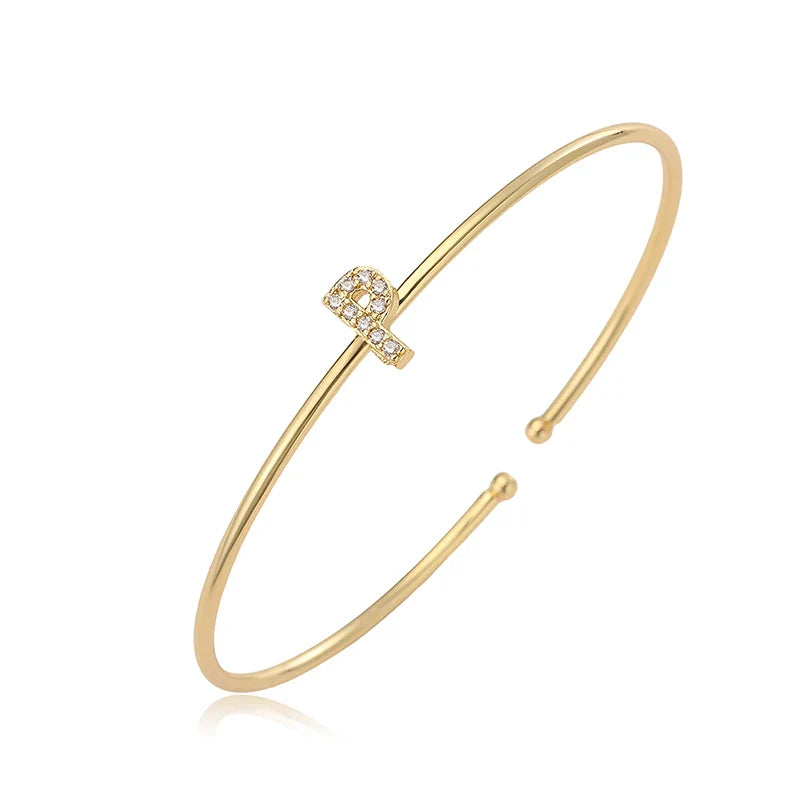 Minimalistisches Initialen-Armband p
