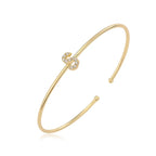 Minimalistisches Initialen-Armband s