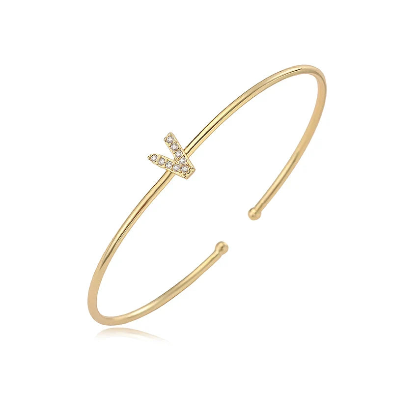 Minimalistisches Initialen-Armband v