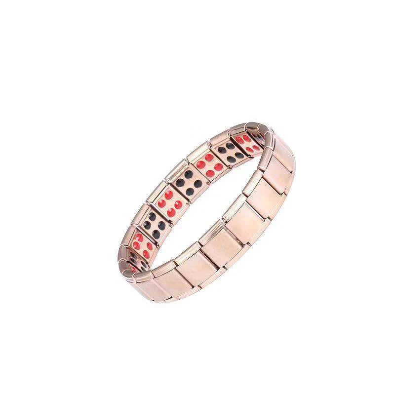 Magnetisches Herrenarmband Anti-Stress Roségold