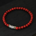 Buddhistisches Gourmet-Armband aus Steinen