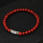 Buddhistisches Gourmet-Armband aus Steinen