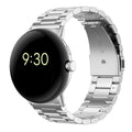 Armband aus gehärtetem Stahl Smartwatch Google Pixel Watch 1 & 2 silber