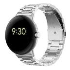 Armband aus gehärtetem Stahl Smartwatch Google Pixel Watch 1 & 2 silber