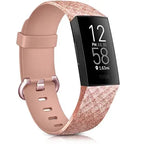 Fitbit Charge 3 & Charge 4 Armband roségold glitzernd