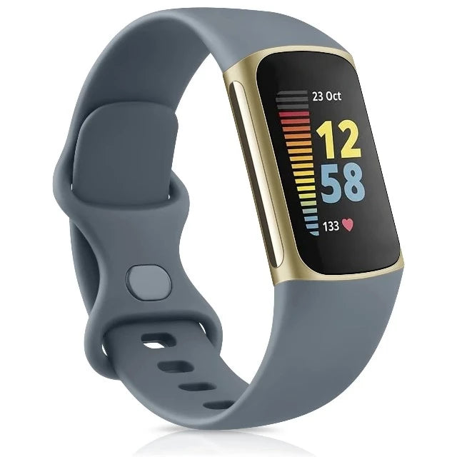 Armband für Fitbit Charge 5 Uhr nachtblau
