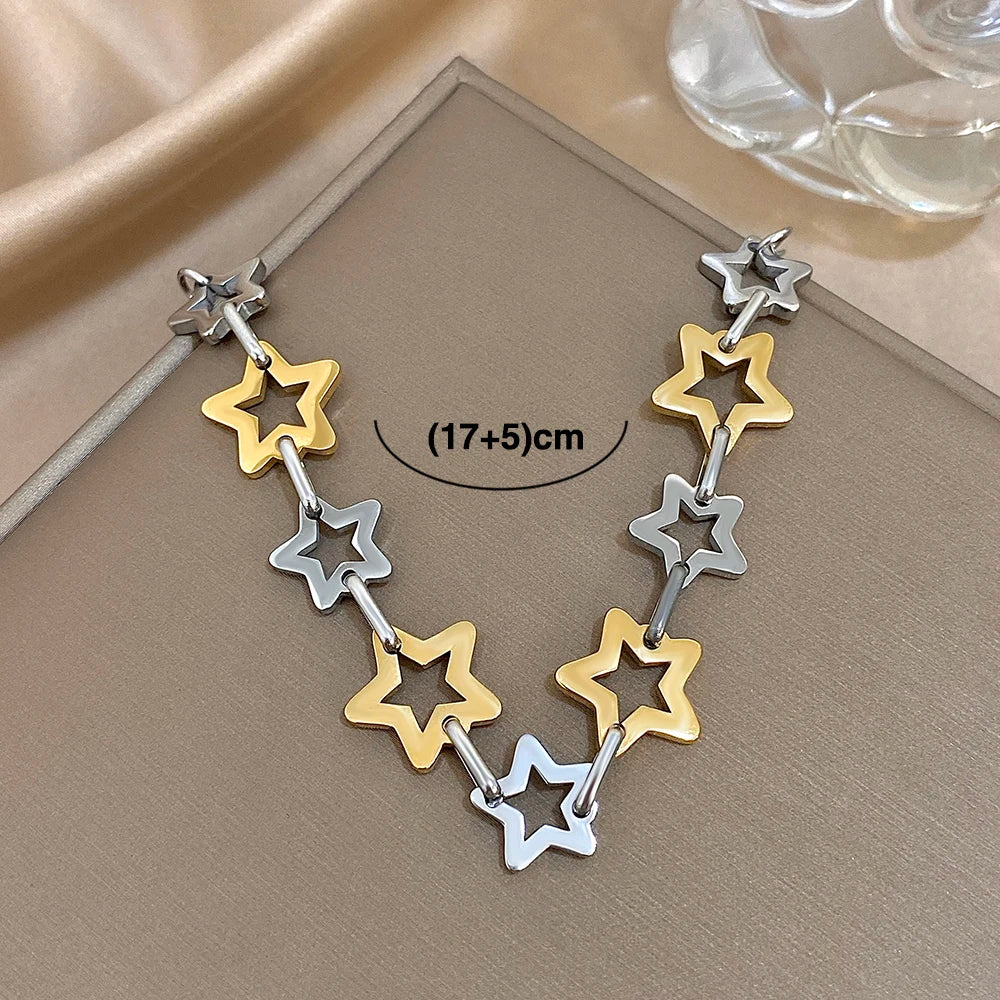 Armband mit mehreren geometrischen Sternen