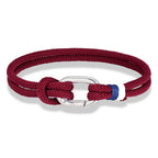 Geflochtenes nautisches Armband aus Seil mit Knoten für Herren oder Damen 