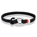 Geflochtenes nautisches Armband aus Seil mit Knoten für Herren oder Damen 