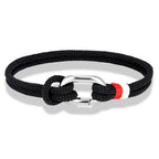 Geflochtenes nautisches Armband aus Seil mit Knoten für Herren oder Damen 