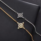 Hexenknoten Armband Gold oder Silber
