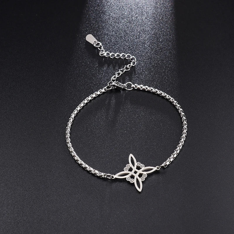 Hexenknoten Armband Silber