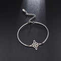 Hexenknoten Armband Silber