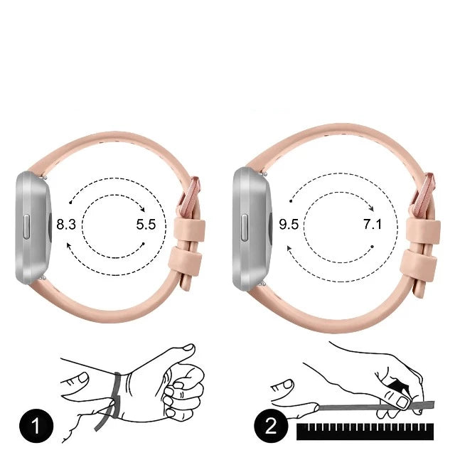 Glitzerarmband für Fitbit Versa 1 Versa 2 